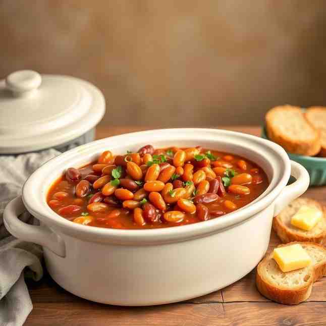 Slow-Cooked Jersey Bean Crock: Your Ultimate Baked Beans Recipe!
